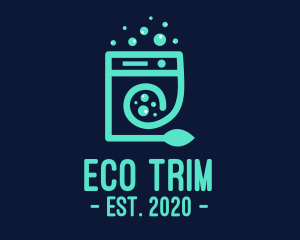 Eco Washing Machine logo design