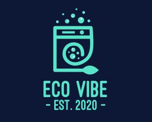 Eco Washing Machine logo design