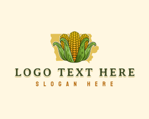 Iowa Corn Farm Logo