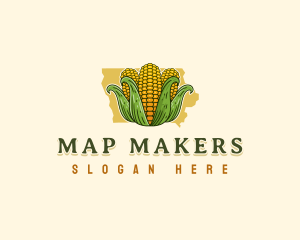 Iowa Corn Farm logo design