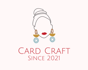 Luxury Woman Earring  logo design