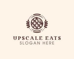 Stroopwafel Pastry Dessert logo design