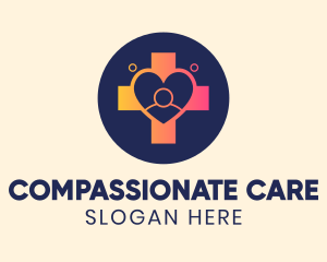 Healthcare Charity Cross logo design