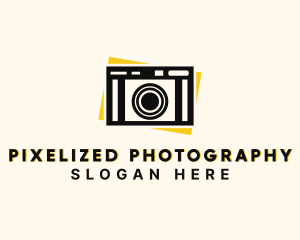 Polaroid Camera Photography logo design