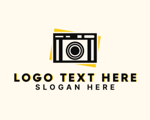 Photography - Polaroid Camera Photography logo design