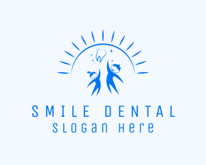 Kids Pediatric Dental Clinic logo design