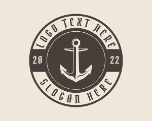 Pirate Ship Anchor logo