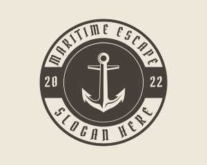 Pirate Ship Anchor logo