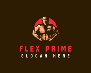 Masculine Gym Trainer logo