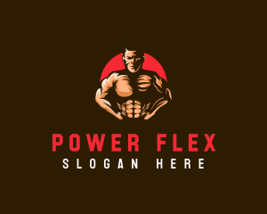 Masculine Gym Trainer logo design