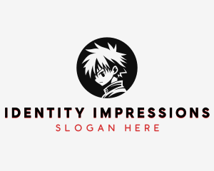 Japanese Male Character logo