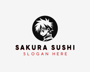 Japanese Male Character logo design