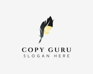 Quill Pen Paper Publisher logo design