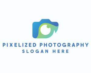 Gradient Camera Photography logo design