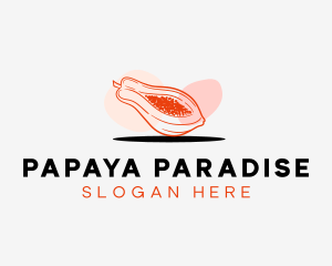 Papaya Fresh Fruit logo