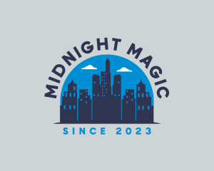 Midnight City Silhouette logo design