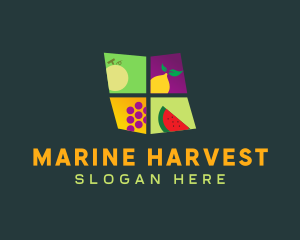 Fruit Harvest Produce logo design