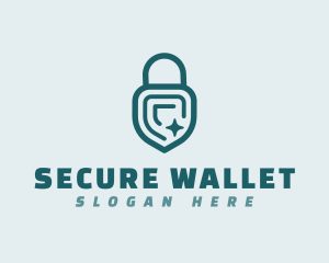 Lock Shield Security logo design