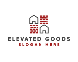 Brick Wall House logo design