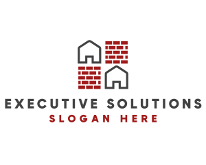 Brick Wall House logo design