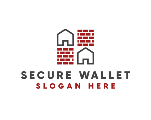 Brick Wall House logo design