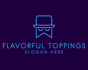 Top Hat Bookmark logo design