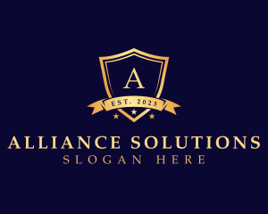 Elegant Security Shield logo design