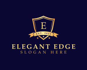 Elegant Security Shield logo design