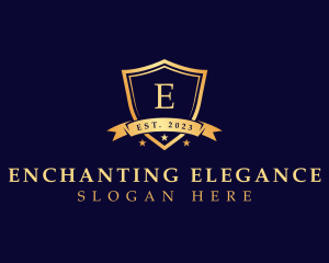 Elegant Security Shield logo design