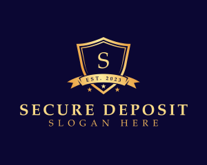 Elegant Security Shield logo design