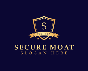 Elegant Security Shield logo design