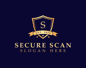 Elegant Security Shield logo design