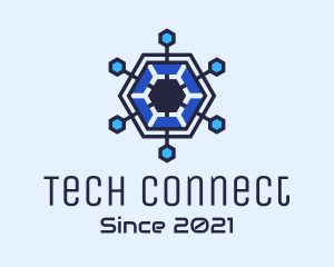 Hexagon Tech Network  logo design