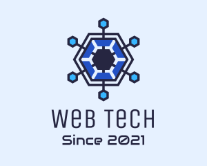 Hexagon Tech Network  logo design