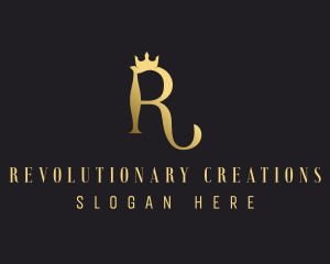 Elegant Regal Crown logo design