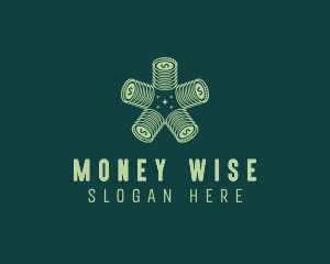 Money Dollar Coin logo design