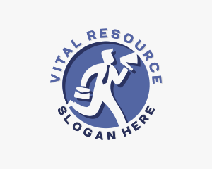 Human Resource Employee Outsourcing logo design