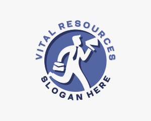 Human Resource Employee Outsourcing logo design