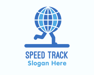 Blue Global Runners logo