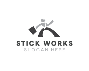 Human Employee Recruitment logo design