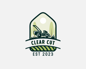 Lawn Care Grass Cutting logo design