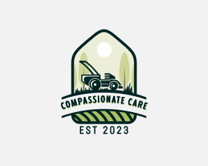 Lawn Care Grass Cutting logo design