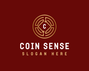 Coin Tech Cryptocurrency logo design