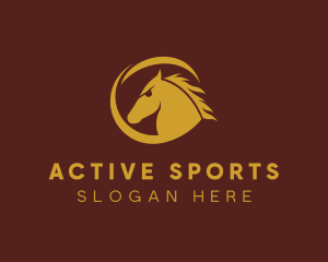 Equine Horse Animal logo