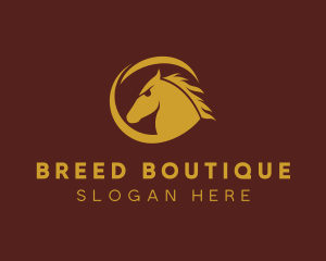 Equine Horse Animal logo design