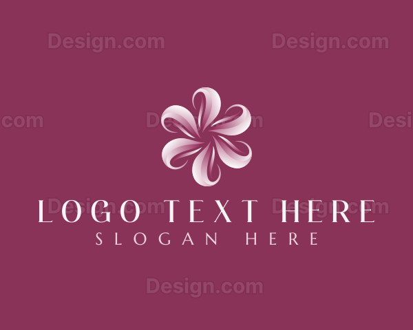 Sakura Floral Swirl Logo