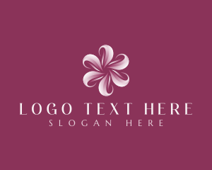 Sakura Floral Swirl Logo