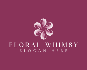 Sakura Floral Swirl logo