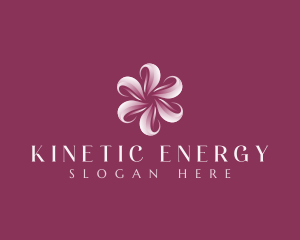 Sakura Floral Swirl logo
