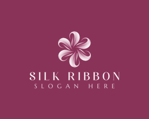 Sakura Floral Swirl logo design